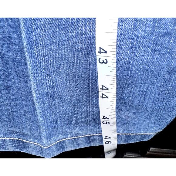 Vintage Marithe Francois Girbaud Men Sz 38M Baggy Wide Leg Red Trim 90s Y2K Jean - Picture 13 of 15